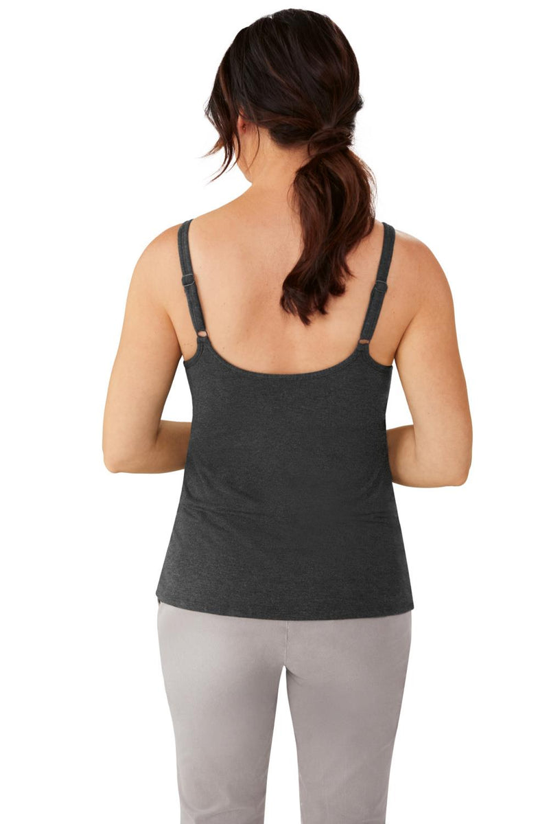 Amoena Valletta Mastectomy Camisole 44076 Charcoal – My Top Drawer