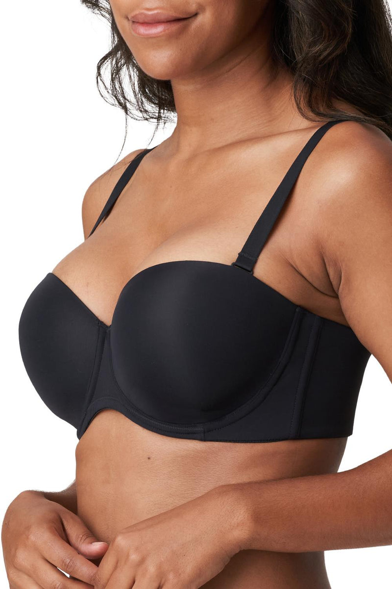 PrimaDonna Figuras Padded Bra Strapless, Charcoal (0263258)