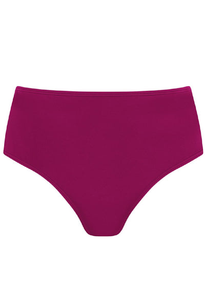Amoena Boho Vibes High-Waist Swim Brief, Berry Sorbet (71562)