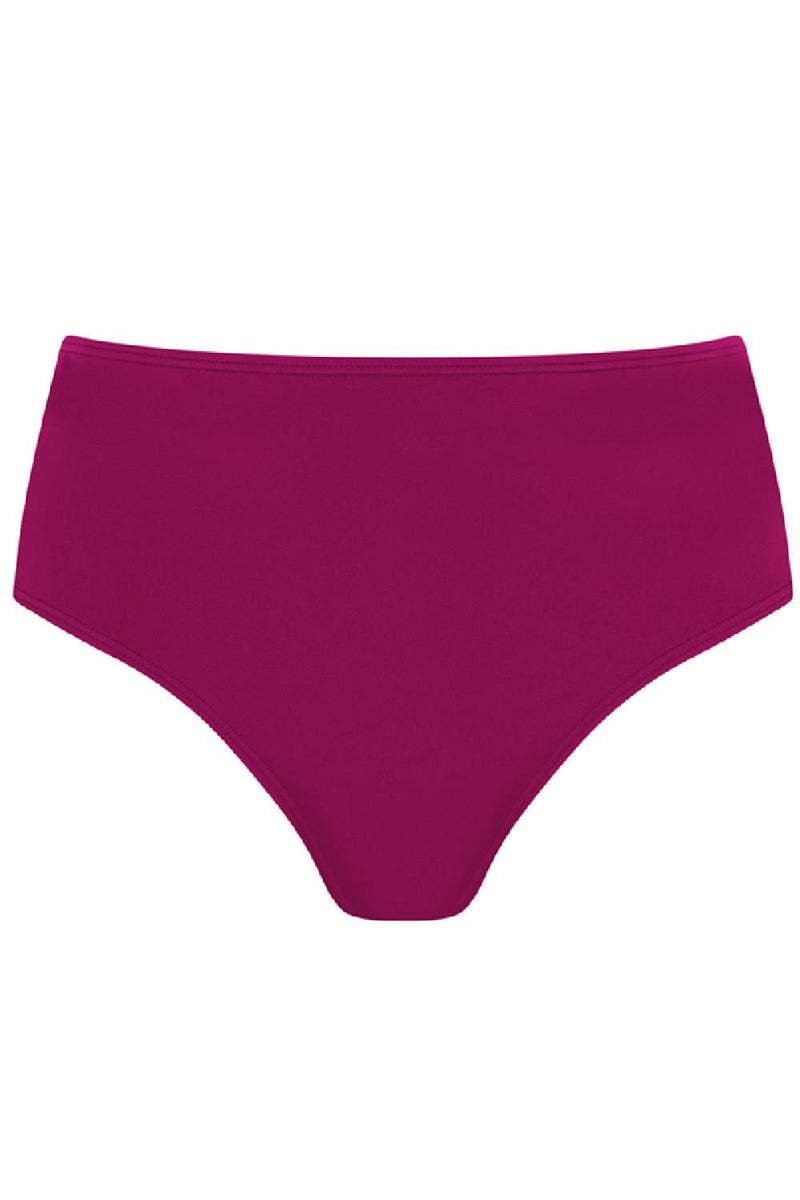 Amoena Boho Vibes High-Waist Swim Brief, Berry Sorbet (71562)