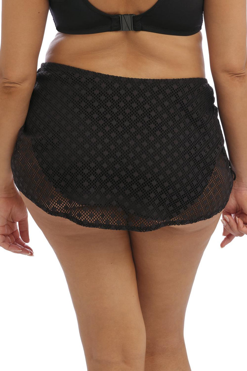 Elomi Bazaruto Skirted Bikini Brief, Black (ES800683)