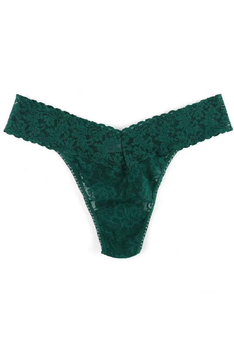 Hanky Panky Original Rise Thong Rolled 4811P Green Queen