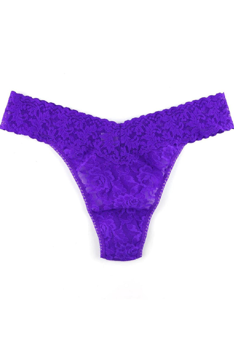 Hanky Panky Original Rise Thong Rolled, Majestic Purple (4811P)