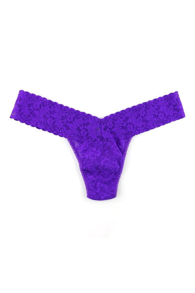 Hanky Panky Signature Lace Low Rise Thong 4911P Majestic Purple