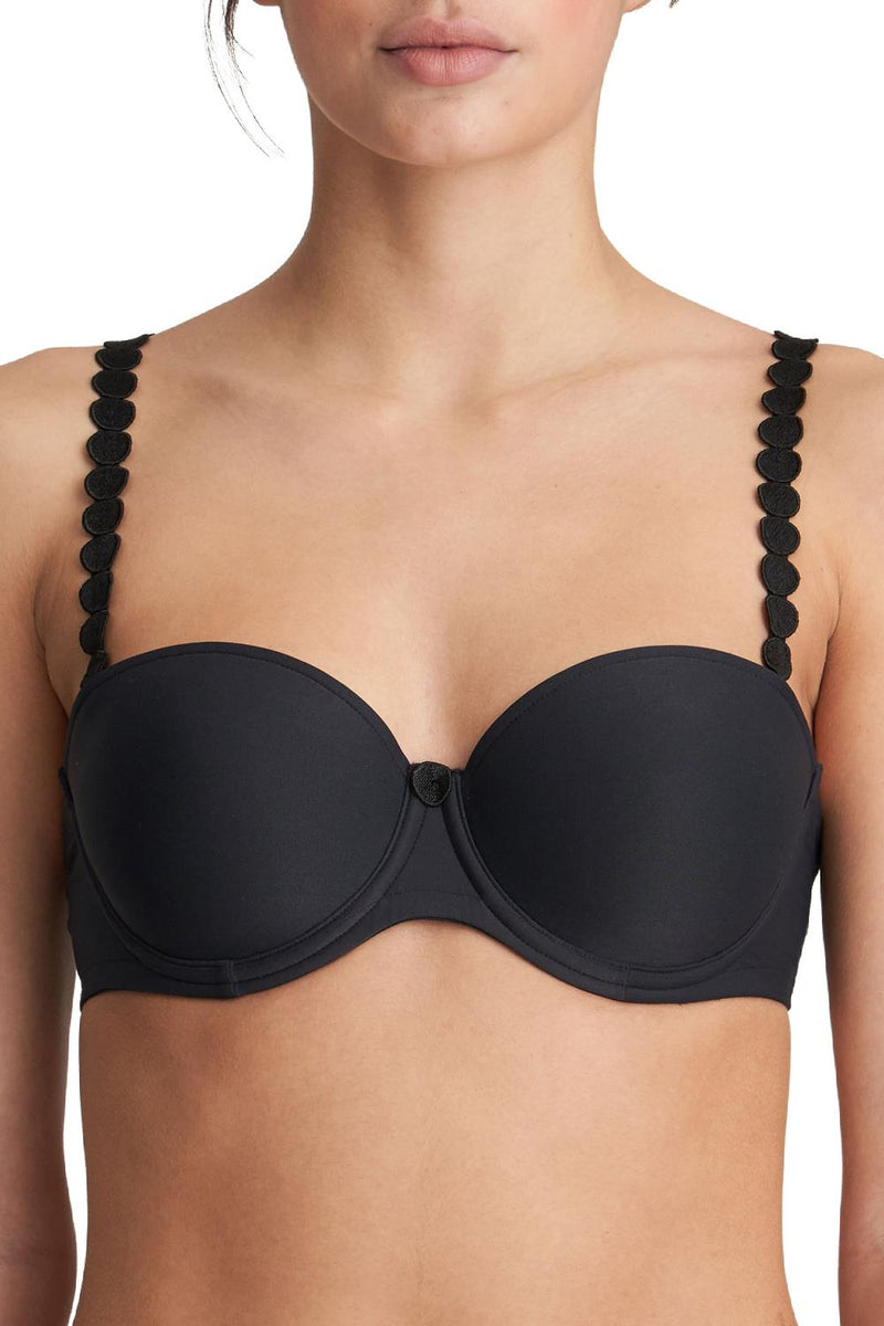 Marie Jo Tom Padded Strapless Bra, Charcoal (0120828)
