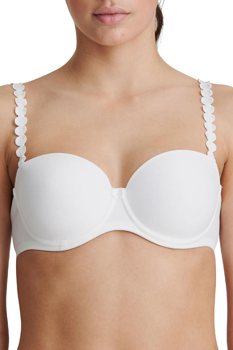 Marie Jo Tom Padded Strapless Bra 0120828 White