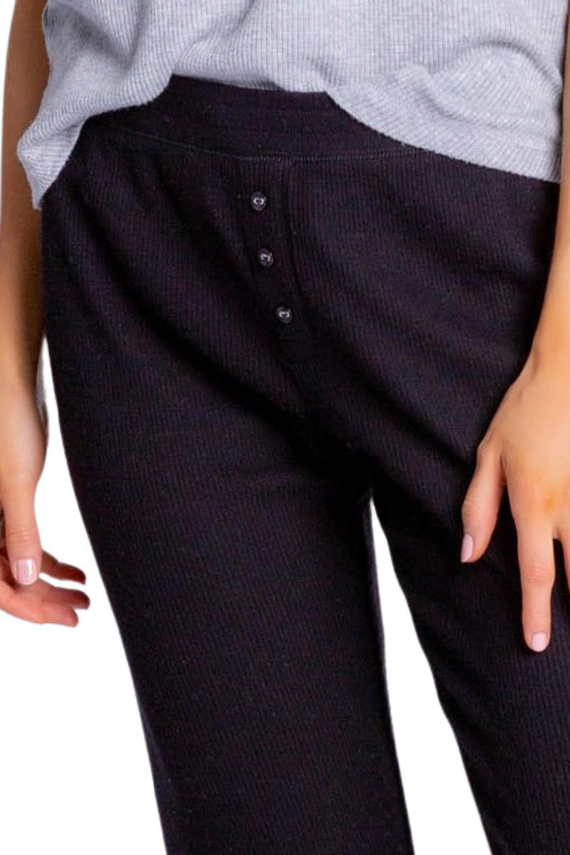 PJ Salvage Textured Essentials Jammie Pant RITEP-BLACK