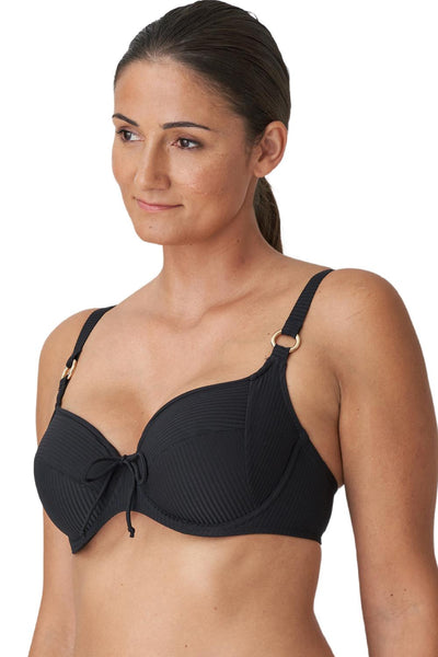 PrimaDonna Swim Sahara Full Cup Bikini Top, Black (4006310)