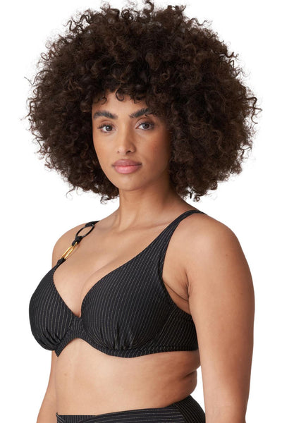 PrimaDonna Swim SOLTA Plunge Bikini, Black (4010119)