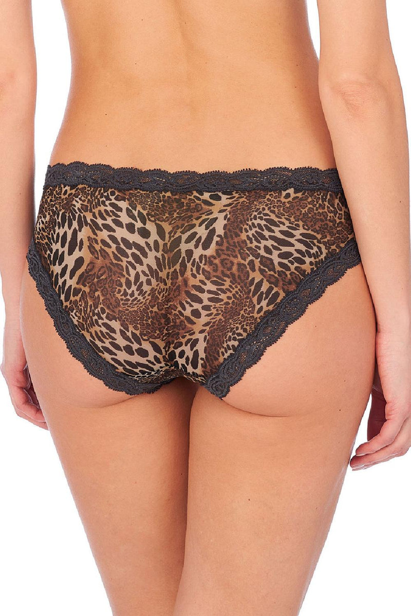 Natori Feathers Hipster 753023 Coal Luxe Leopard