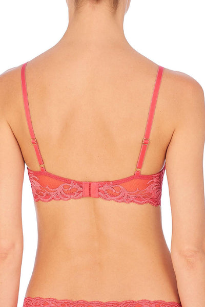 Natori Feathers Plunge Bra, Damask Pink (730023)