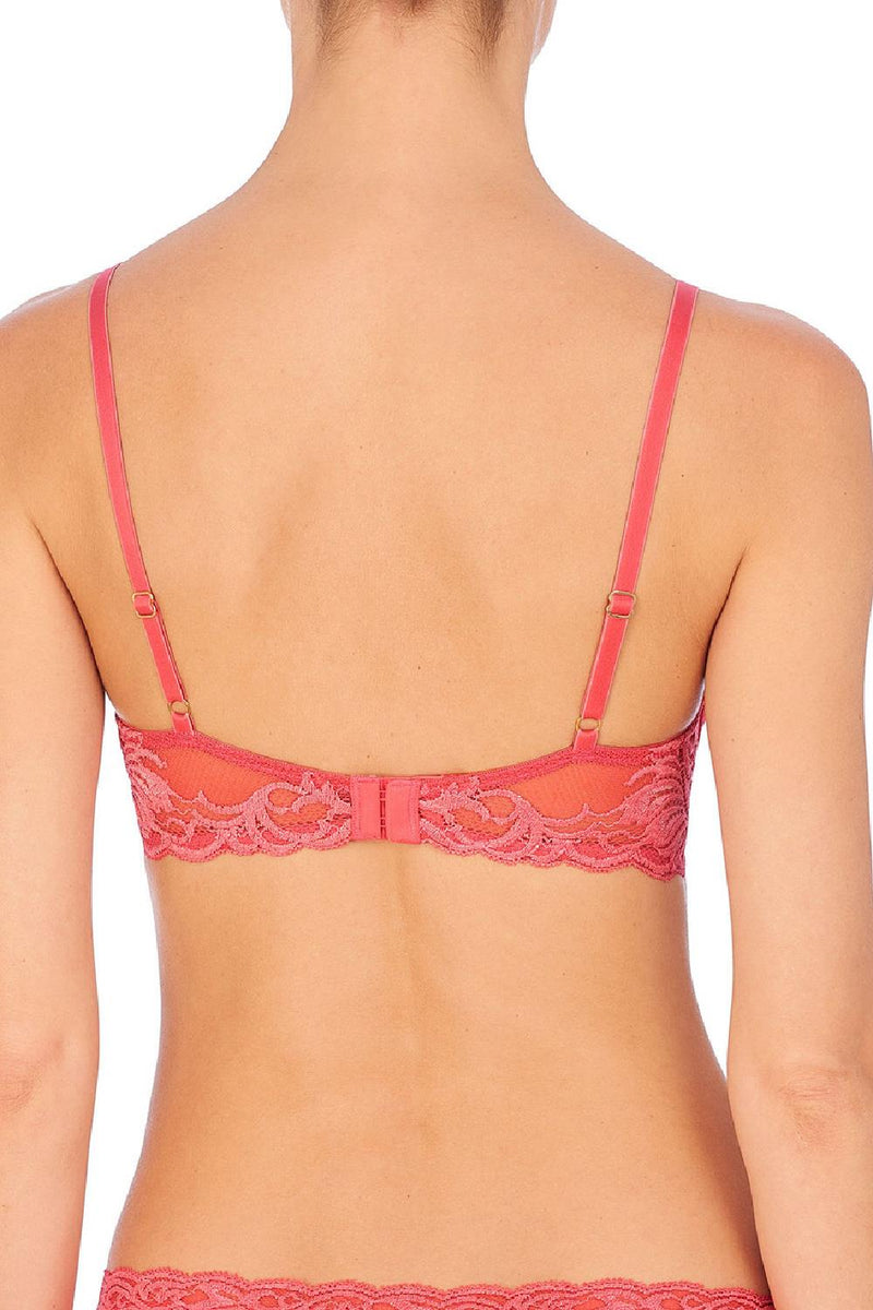 Natori Feathers Plunge Bra, Damask Pink (730023)
