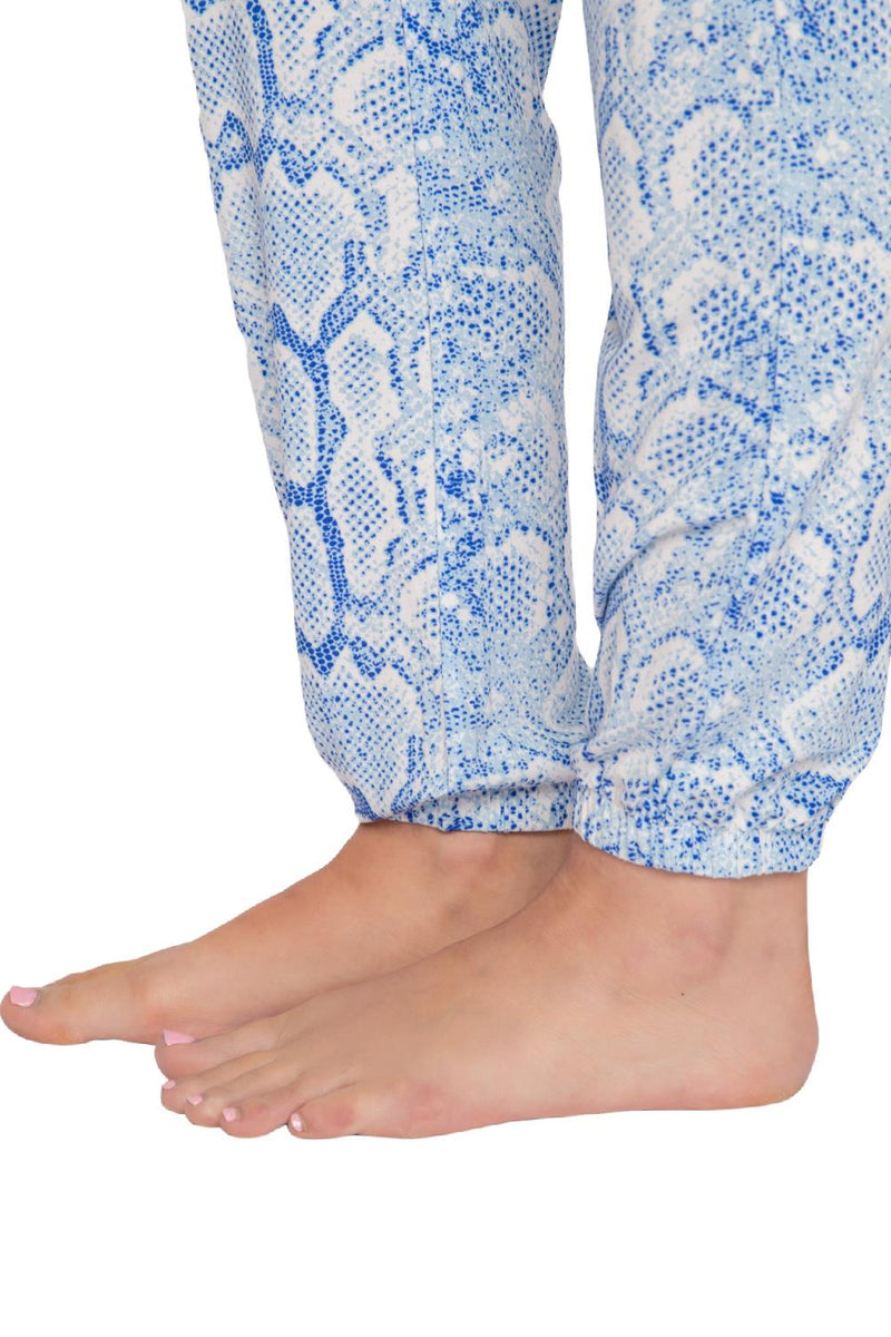 PJ Salvage Feelin Snakey Banded Pant RHFSP-BLUE