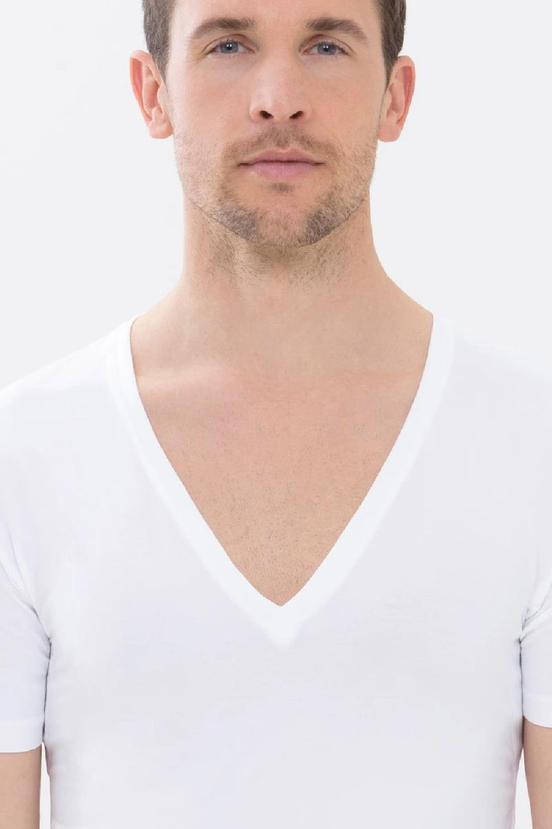 Mey Business Class V-neck T-Shirt, White (41007)