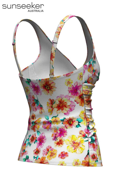 Sunseeker Vibrant Vacation Tankini, White (2231021)