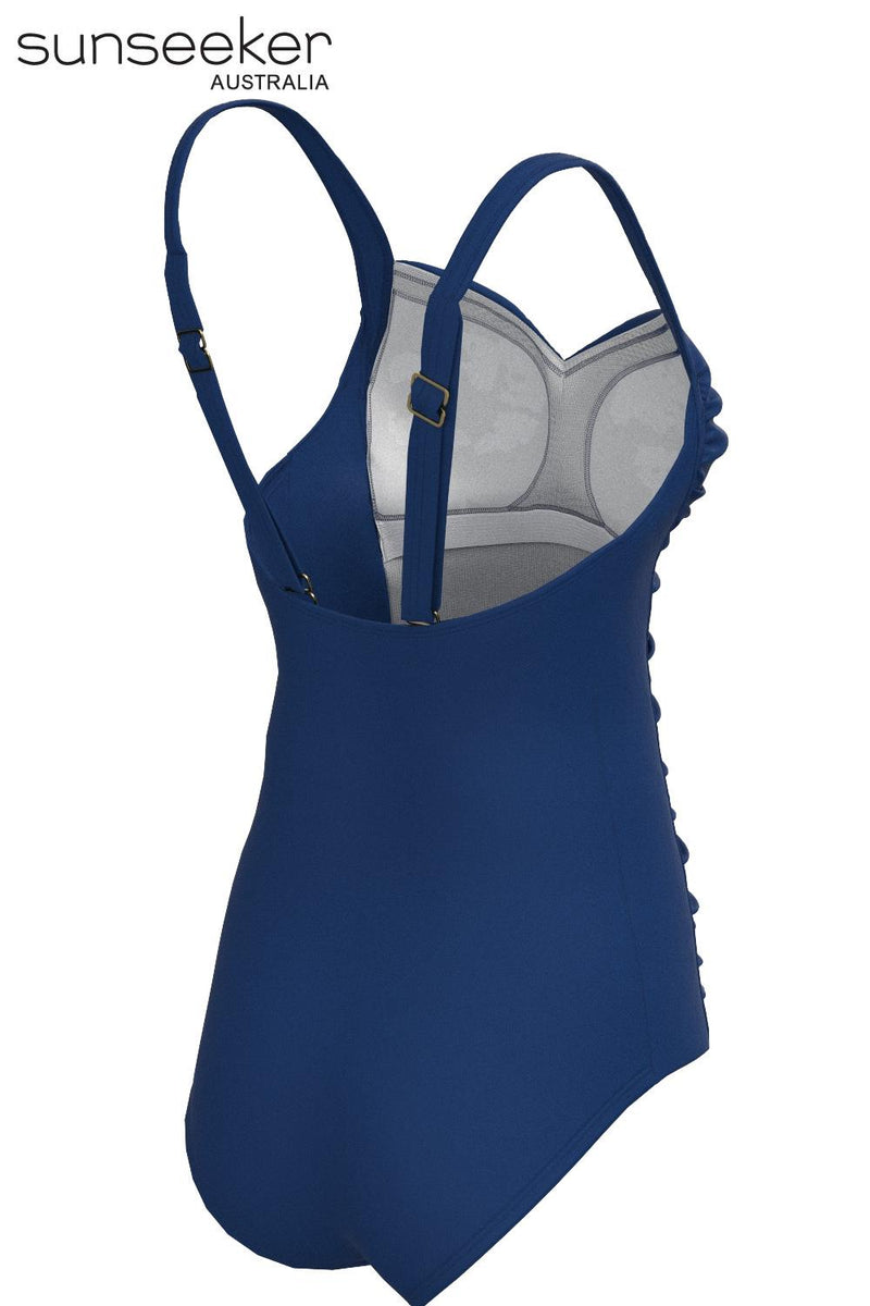 Sunseeker Core Solid Plus Cup Twist Front Swimsuit 1230087 Surf The Web