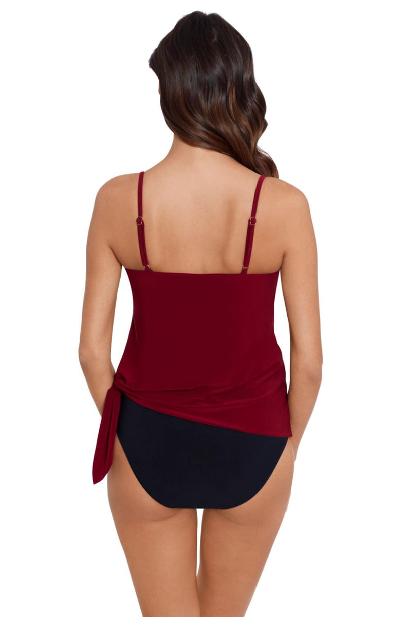 Magicsuit Solids Alex Tankini, Merlot (6006040)