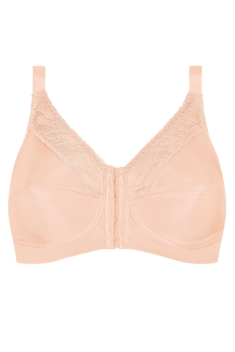 Amoena Nancy Wire-free Front-Closure Bra, Rose Nude (44808)