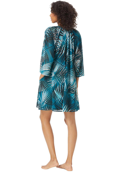 Coco Reef Wanderlust Cover-Up Dress, Teal Cove (U84477)