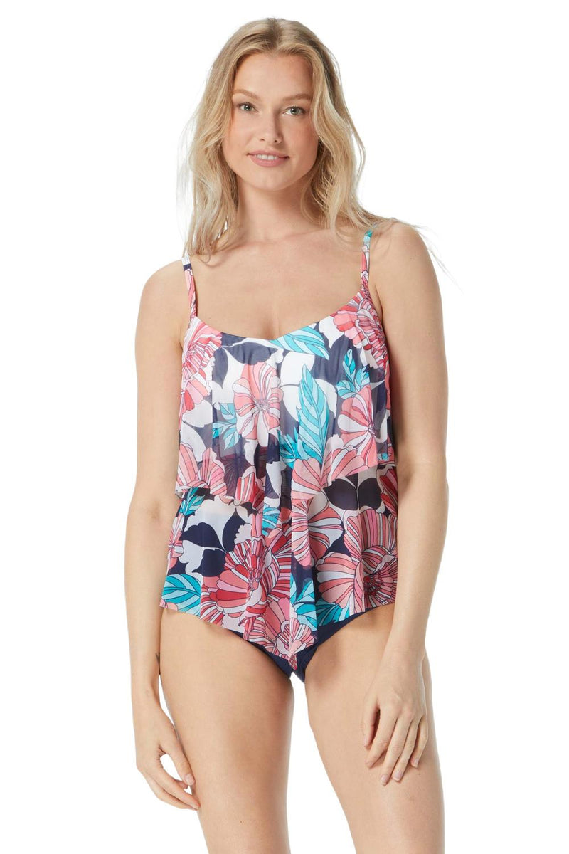Beach House Deco Garden Portia Swim Tankini, Admiral (H06068)