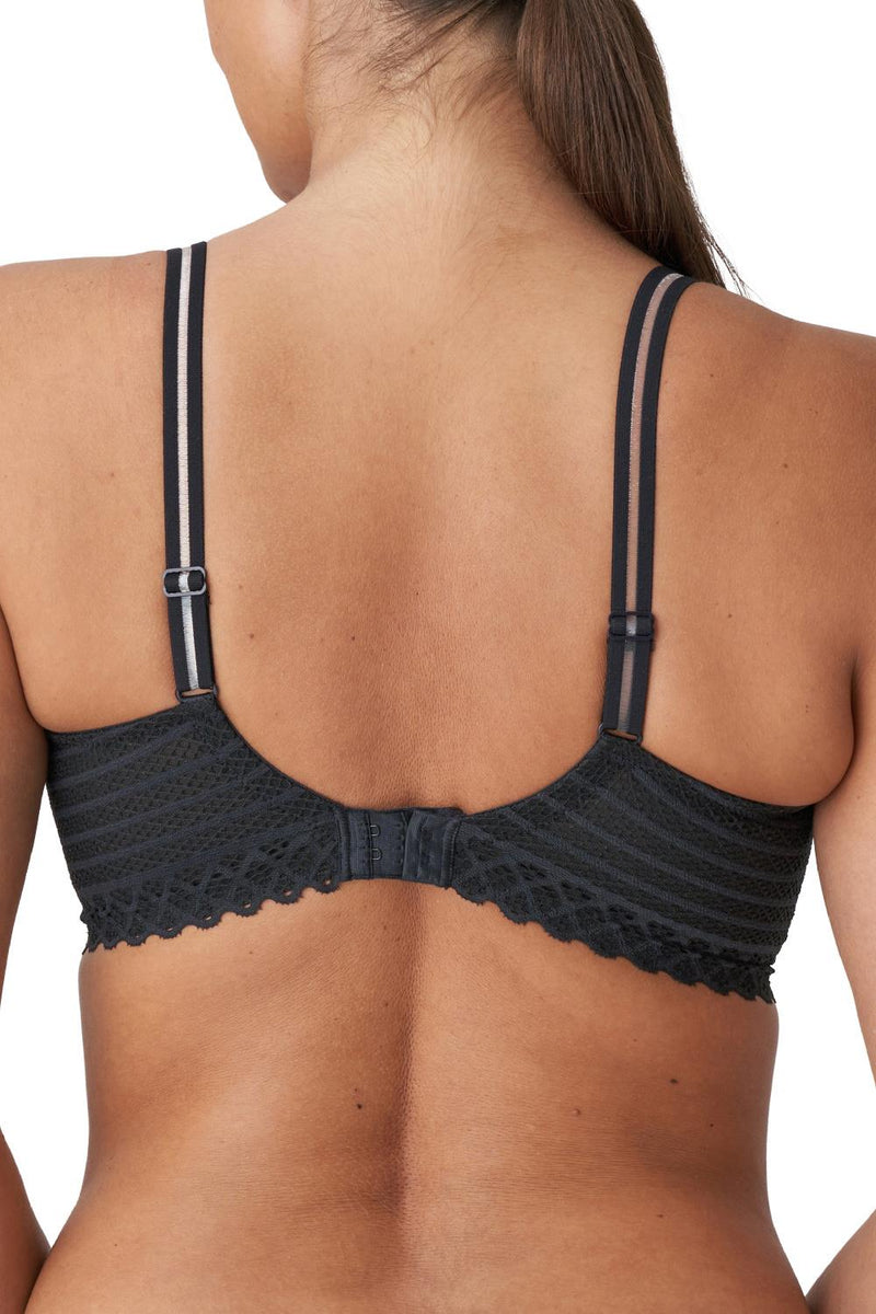 Prima Donna Twist East End Padded Balcony Bra 0241932 Charcoal