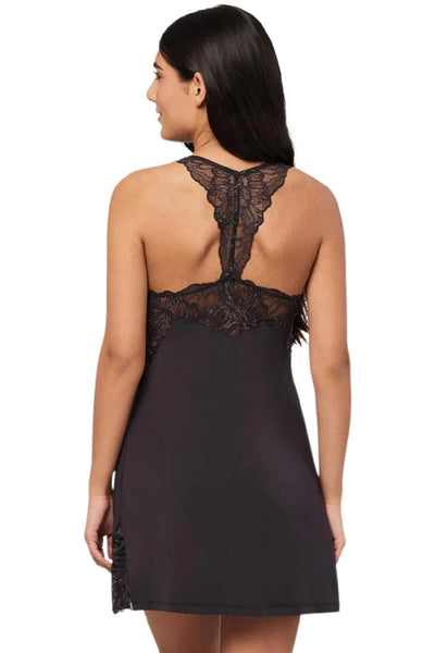 Fleur't Indulgence Lace Bustier Chemise, Shale (6032)