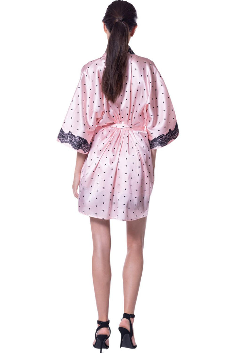 Christine Amelie Short Robe, Amelie Print (AME4002)