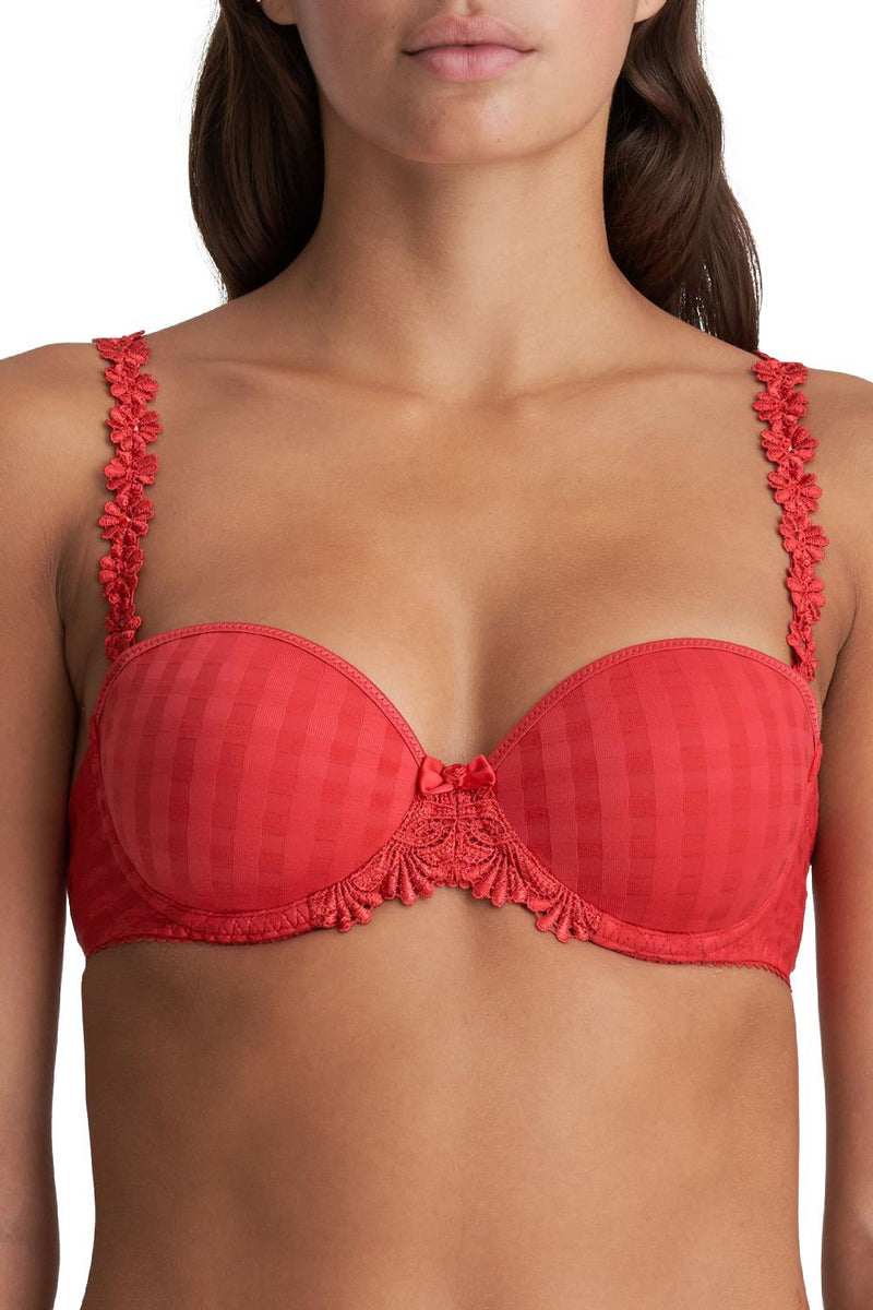 Marie Jo Avero Padded Strapless Bra, Scarlet (0200413)