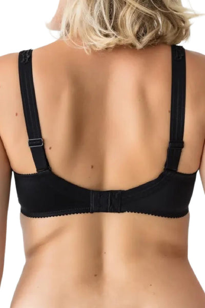 PrimaDonna Deauville Full Cup Comfort Bra, (Cups D-E), Black (0161816)