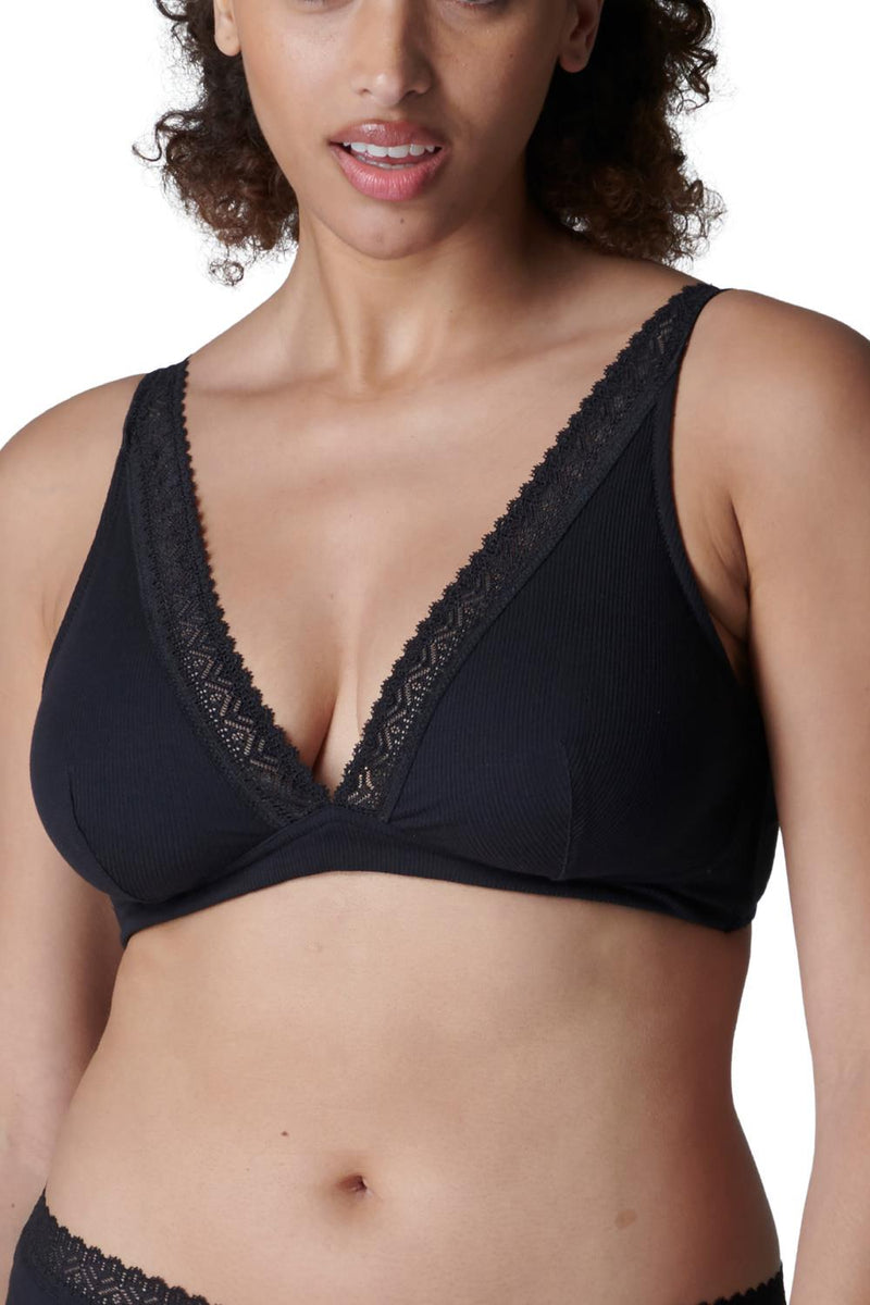 Simone Perele Eugenie Wireless Triangle Bra, Black (15Z210)