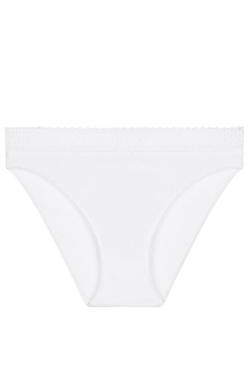 Simone Perele Eugenie Bikini Brief, White (15Z720)
