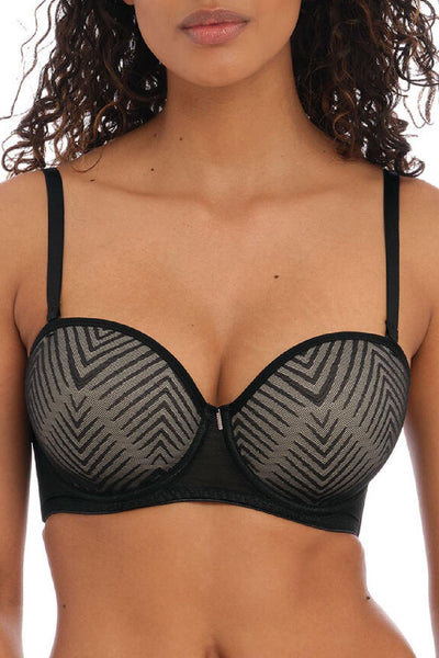 Freya Tailored Moulded Strapless Bra AA401109 Black