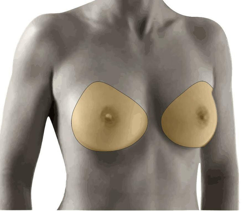 Amoena Natura 3E Breast Form 397 on a women&