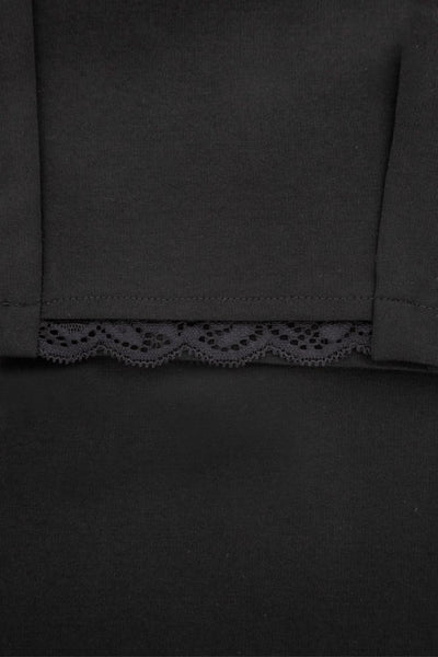 Lace Trim Capri Leggings 317-0296