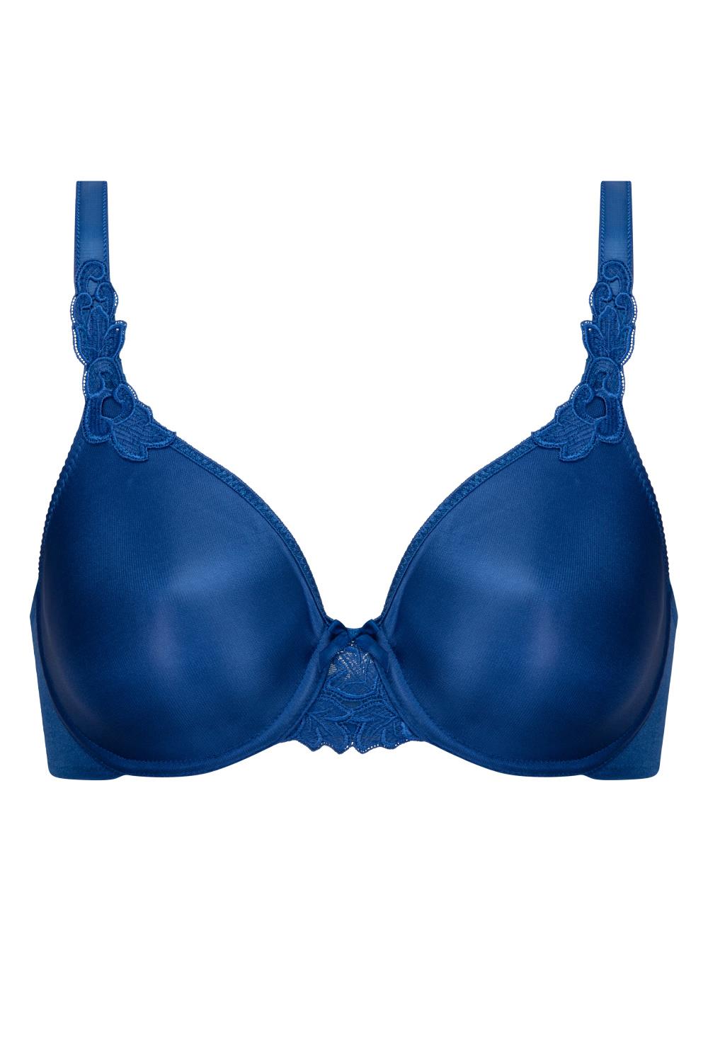 Chantelle Hedona Moulded Underwired Bra, Bleu du Nord – My Top
