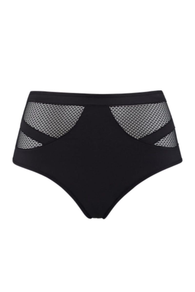 Marlies Dekkers Wing Power High-Rise Brief, Black (19934)
