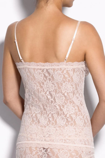 Hanky Panky V-Neck Lace Cami, Chai, 484731