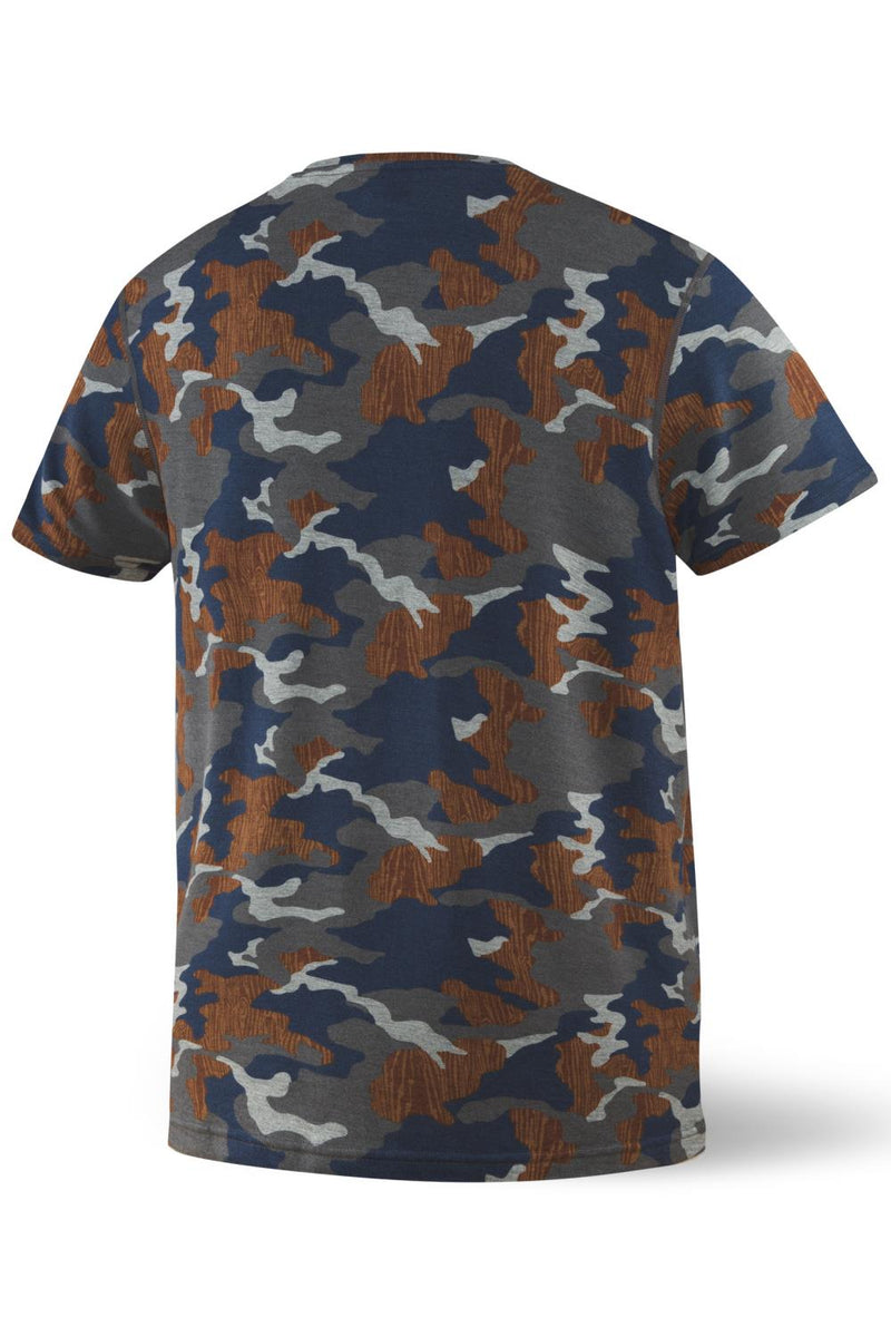 SAXX Sleepwalker Short Sleeve SXLW31-NWG (Navy Wood Grain Camo)