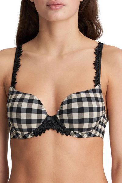 Marie Jo Ely Padded Heart Shaped Bra, Black (0102436)