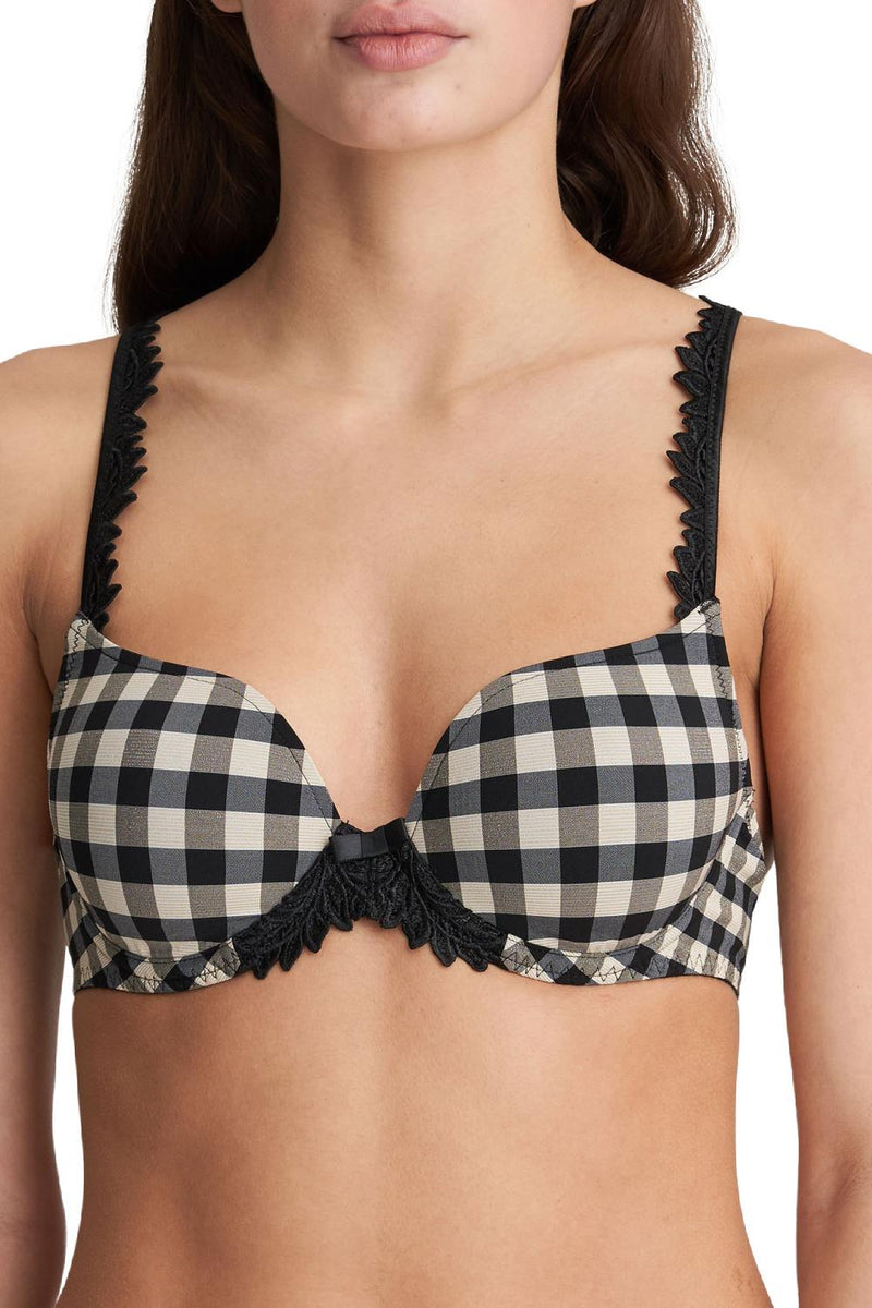 Marie Jo Ely Padded Heart Shaped Bra, Black (0102436)
