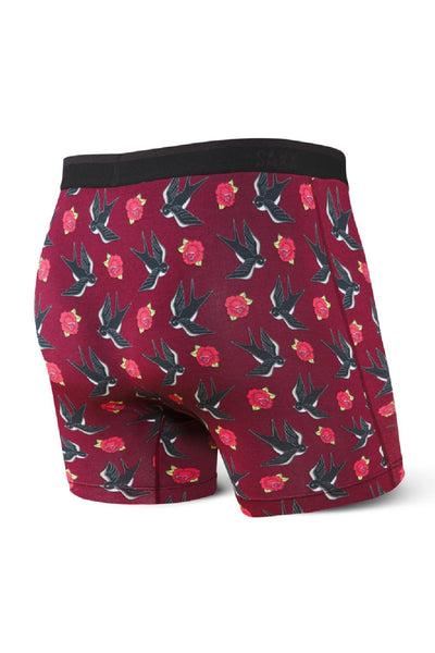 SAXX Platinum Boxer Brief SXBB42F-TFR (Red Tattoo Flash)