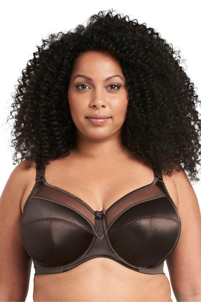 Goddess Keira Banded Underwire Bra, Chocolate (GD6090)