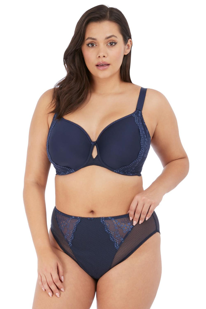 Elomi Charley Bandless Spacer Moulded Bra, Navy (EL4383)