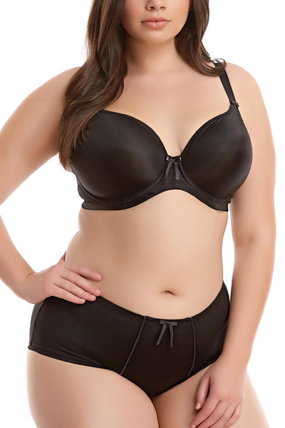 Elomi Bijou Banded Contour Bra, Black (EL8722)