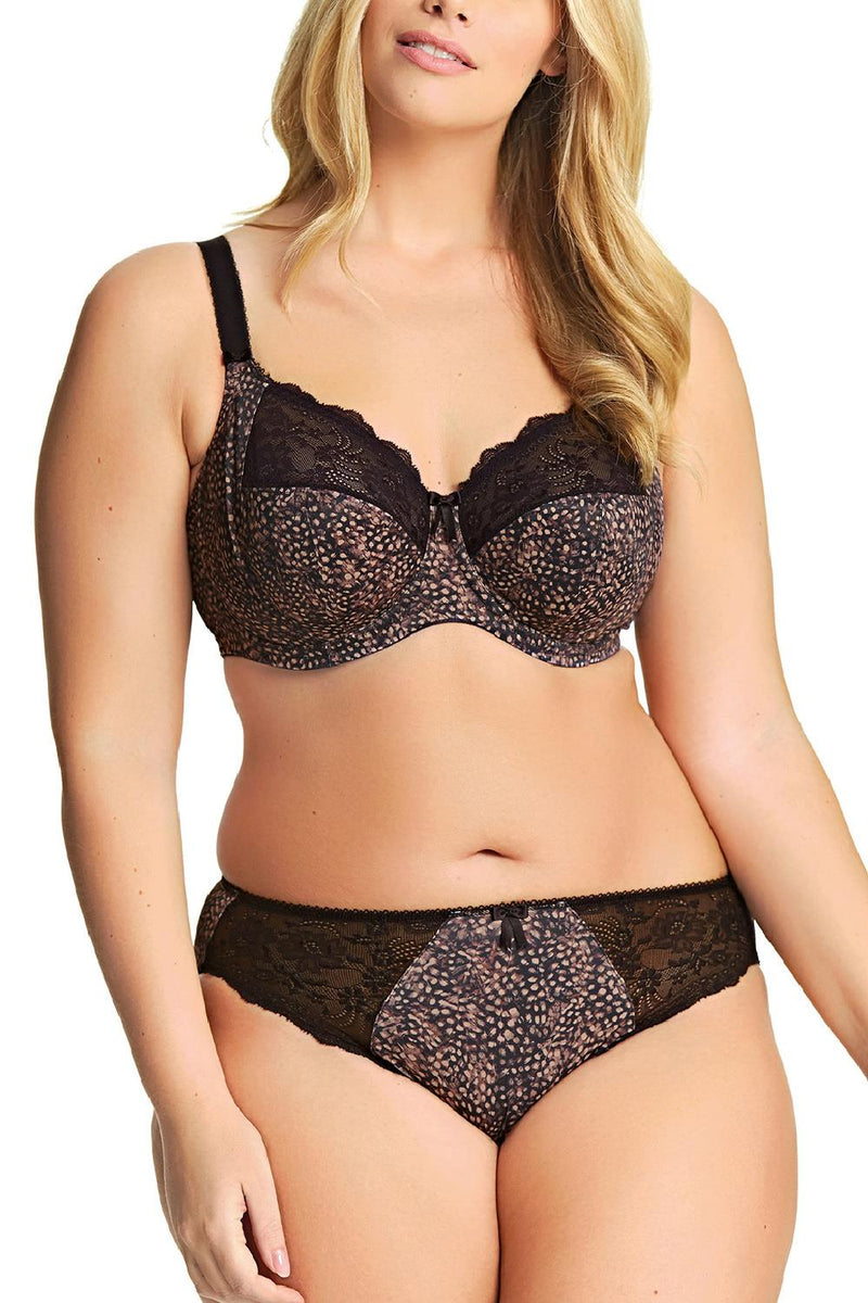 Elomi Morgan Stretch Banded Bra 4110 Ebony