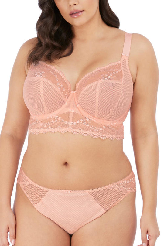 Elomi Charley Longline Lace Bralette, Ballet Pink (EL4381)