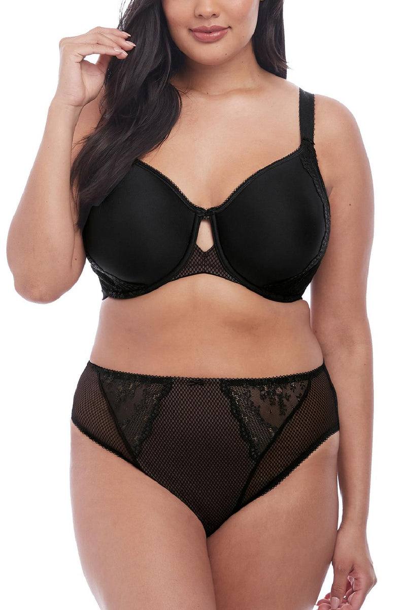 Elomi Charley Bandless Spacer Moulded Bra, Black (EL4383)
