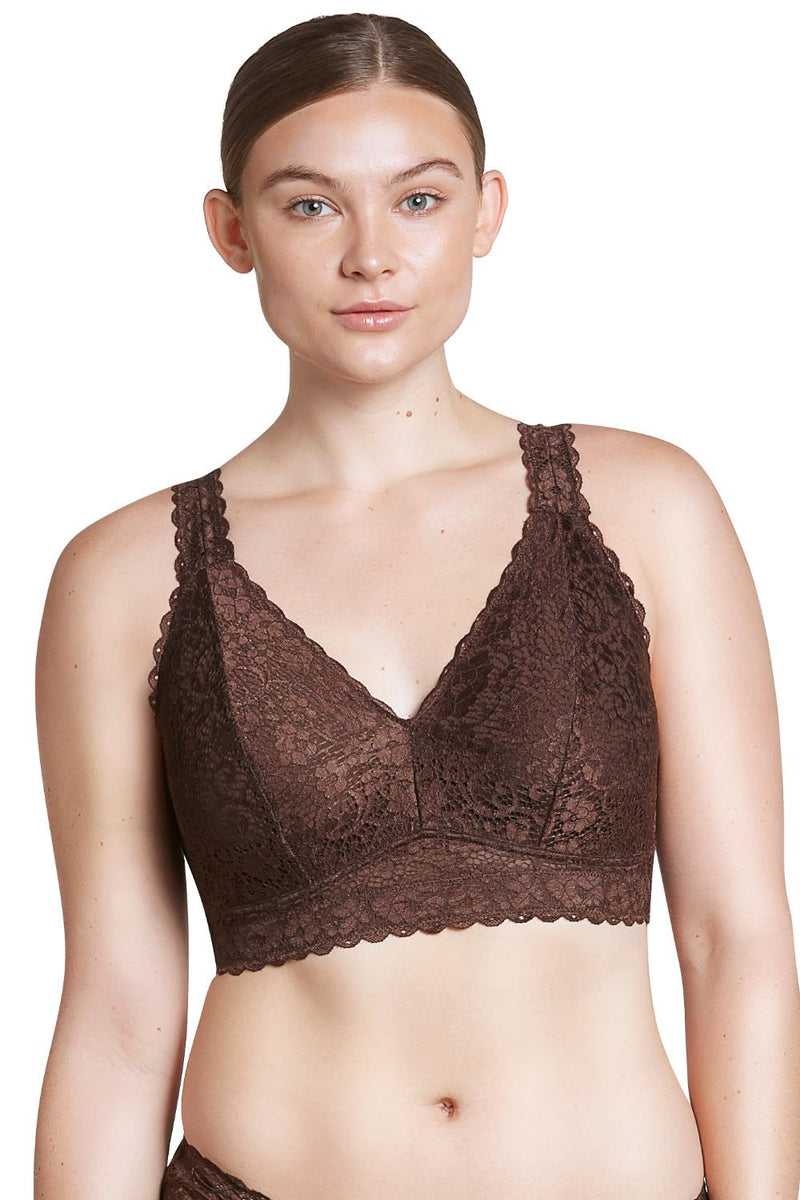 Parfait Adriana Wire Free Lace Bralette, Deep Nude (P5482)