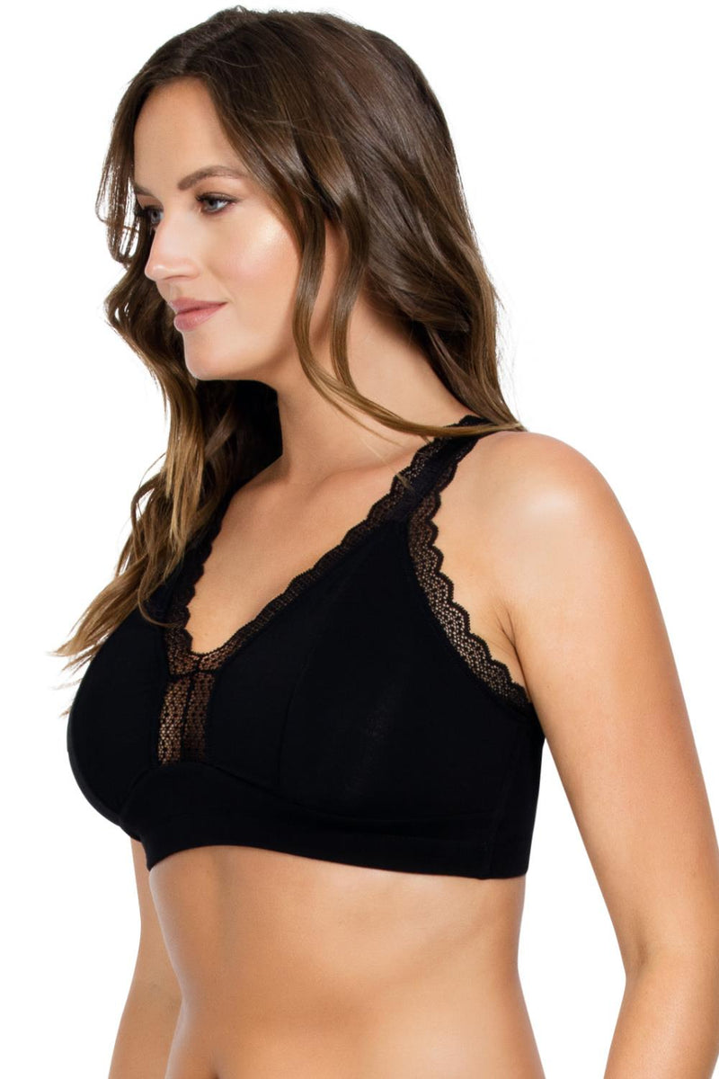 Parfait Dalis Wire Free Bralette, Black (P5641)