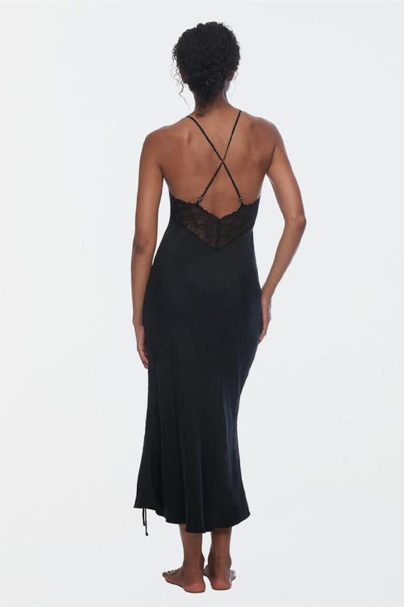 Rya Hera Adjustable Long Slip, Black (520)